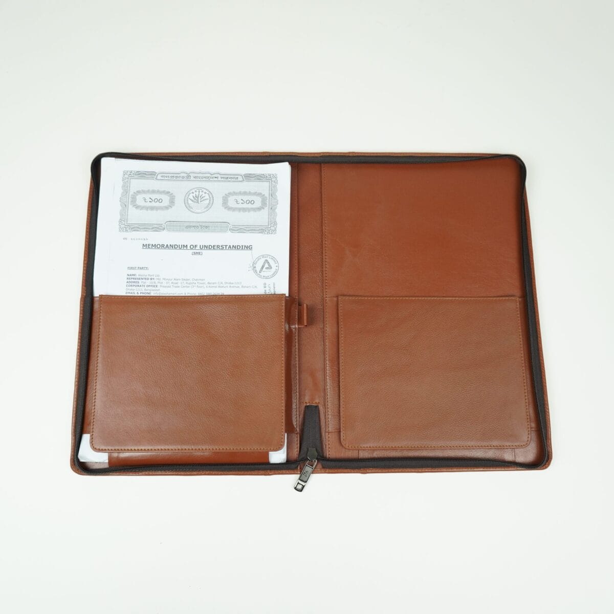 Original leather Documents organizer Premium bag - Image 6